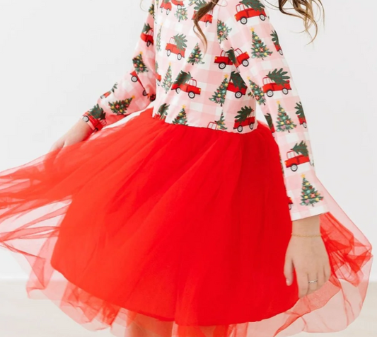 Christmas Tree Farm Tutu Dress