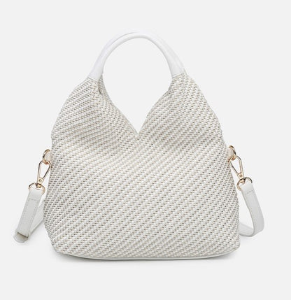 Cecily Woven Hobo Bag