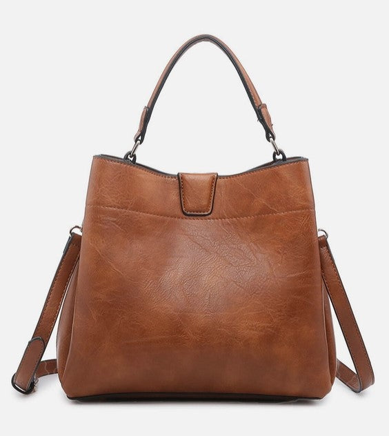 Monogram Satchel W/ Shoulder Strap