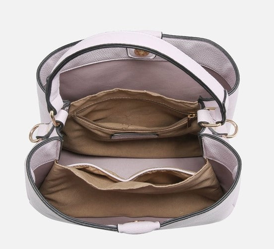 Monogram Satchel W/ Shoulder Strap