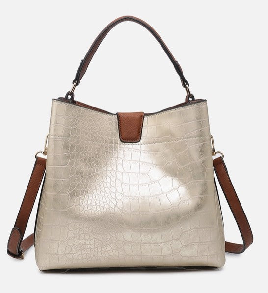 Monogram Satchel W/ Shoulder Strap
