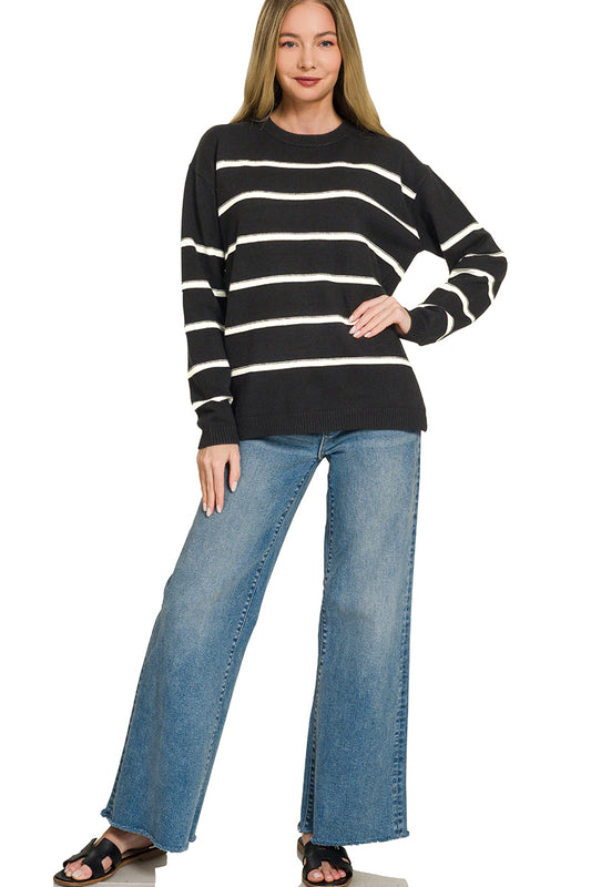 Round Neck Sweater Top