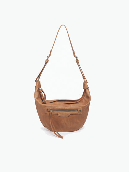 Leigh Distressed Hobo Bag