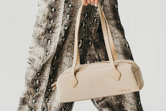 Sally Suede Barrel Bag