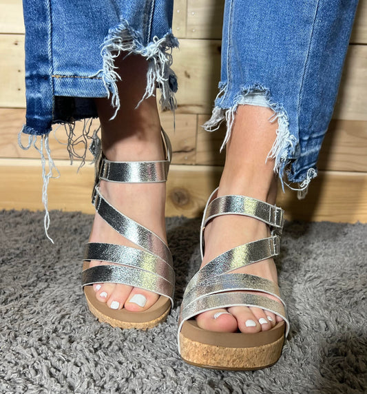 Giggle-Silver Sandal
